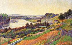 Maximilien Luce The Seine at Herblay Norge oil painting art